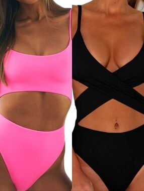 One-Piece Swimsuit Bundle | Sexy Cut-Out Monokinis